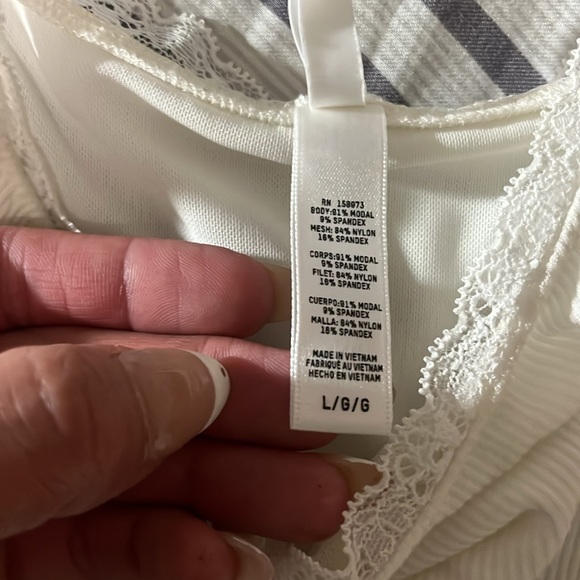 soft lounge lace onesie cream colored. 🤍 - Picture 3 of 5